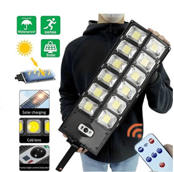 SolarNova Pro™ - Lampara solar con control